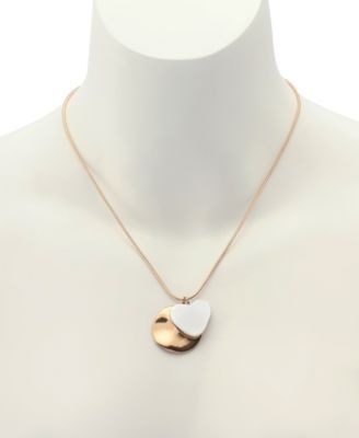 Gold Heirloom Charms Mixed Coin Pendant Necklace