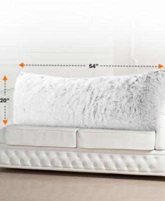 Faux Fur Body Pillow, 20" x 54"