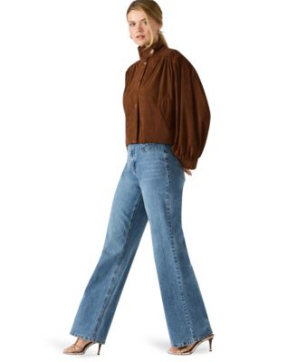 Women's&nbsp;Faux Suede Deirdra High Collar Jacket