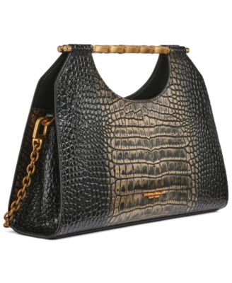 Women's Commack Metallic Croco Clutch