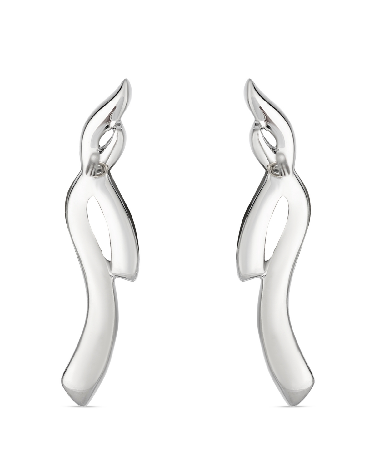 Le Vian White Diamond Drop Earrings (21/50 Ct. T.w.) In Platinum In Metallic