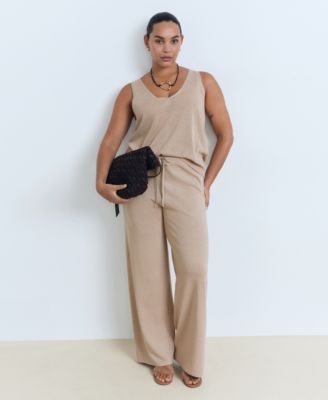 Women's V-Neck Knit Top