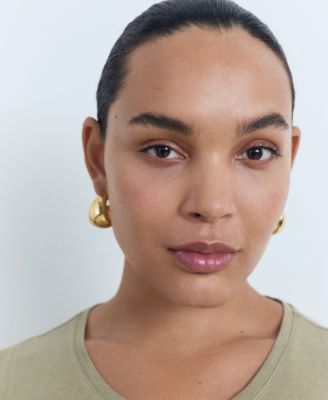 Women's Knot Detail Cotton Midi Dress