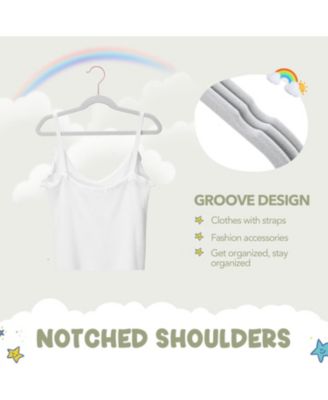 14 Inch Kids Velvet Hangers