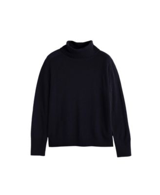 Women's Wool-Cashmere Raglan Rollneck Sweater