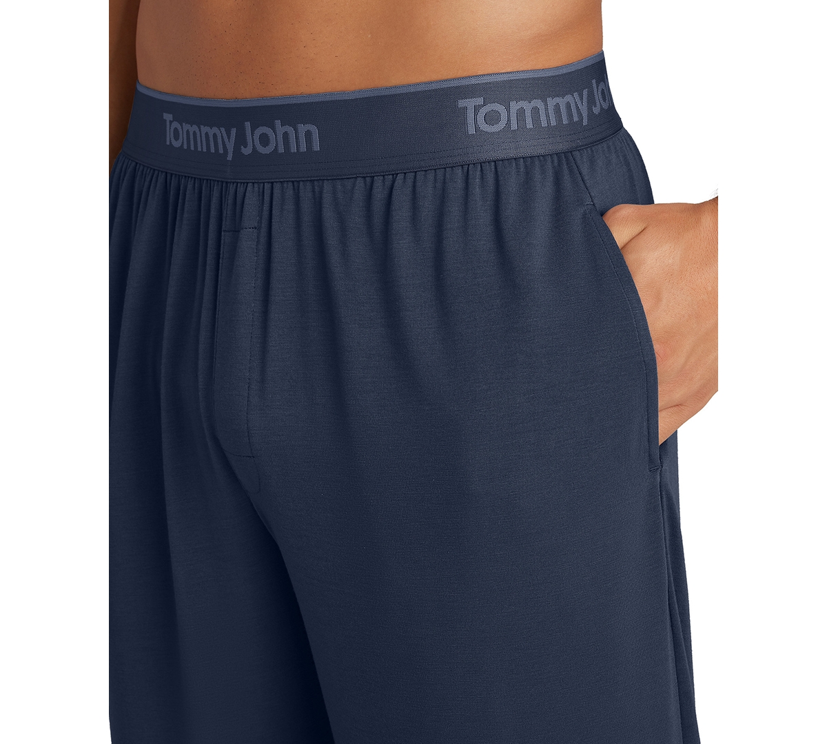 Tommy John Men's Second Skin Pull-on Sleep Pants In Blue