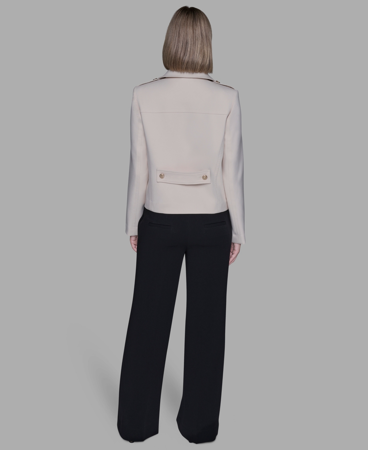 Karl Lagerfeld Women's Long Sleeves Blazer In Brown
