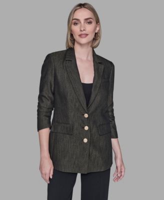 KARL LAGERFELD PARIS - Women's Long Sleeves Blazer
