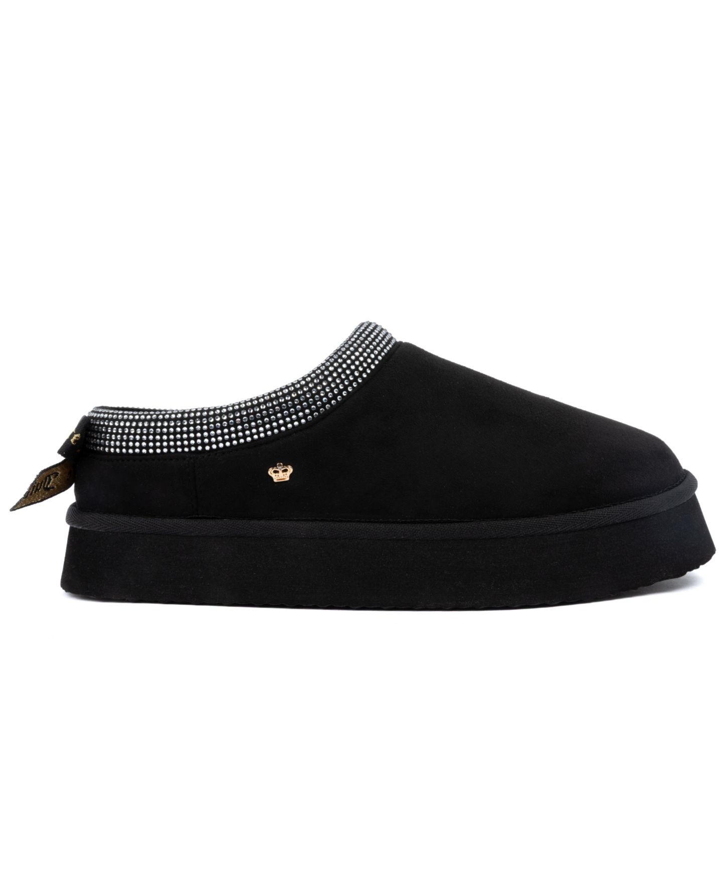 Женские сабо Juicy Couture Olyana Closed Toe Clog Slipper, цвет: Чёрный — фото 2