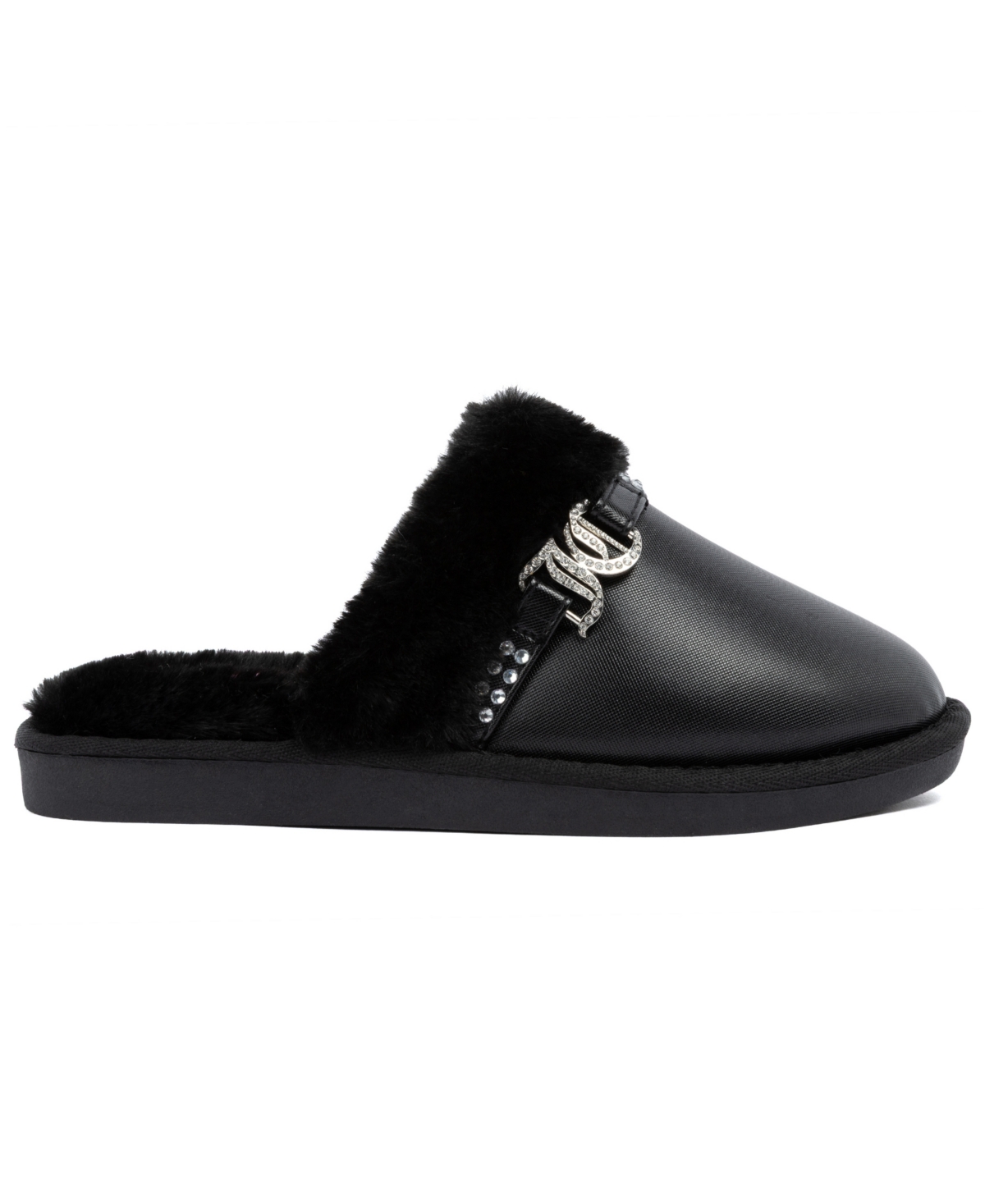 Juicy Couture Women's Kuffington Closed Toe Slipper In Animal Print