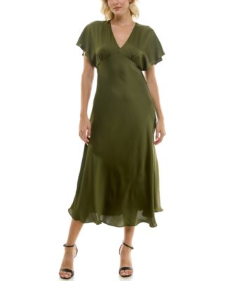Women's Dolman Sleeve A-Line Dress