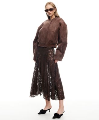 Women's Legacy Suede Bomber Jacket