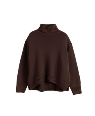 Women's Pure Cashmere Relaxed Rollneck Sweater