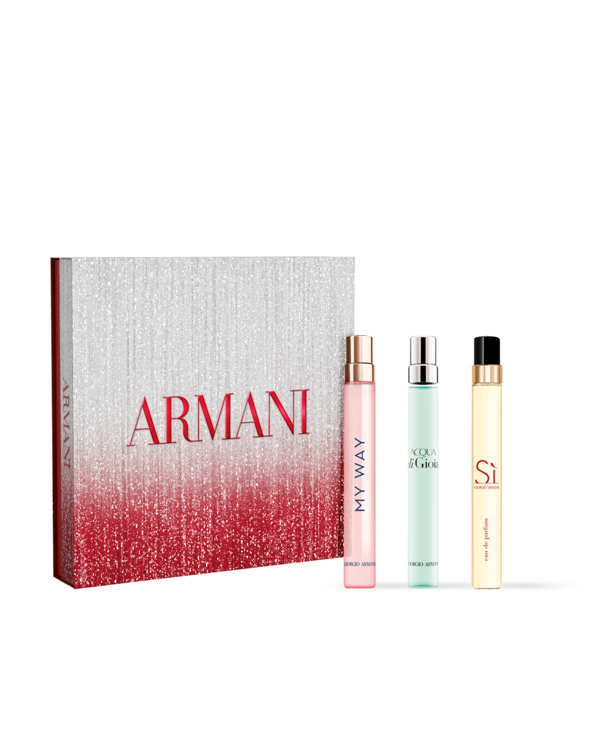 Armani Collezioni Giorgio Armani 3-pc. My Way, Acqua Di Gioia, And Si Eau De Eau De Parfum Set In Transparent