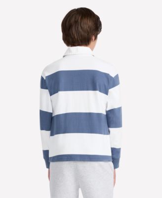 Boys Long Sleeve Rugby Polo Shirt