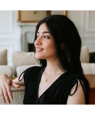 Women's Evil Eye Necklace – Sterling Silver 15.5"