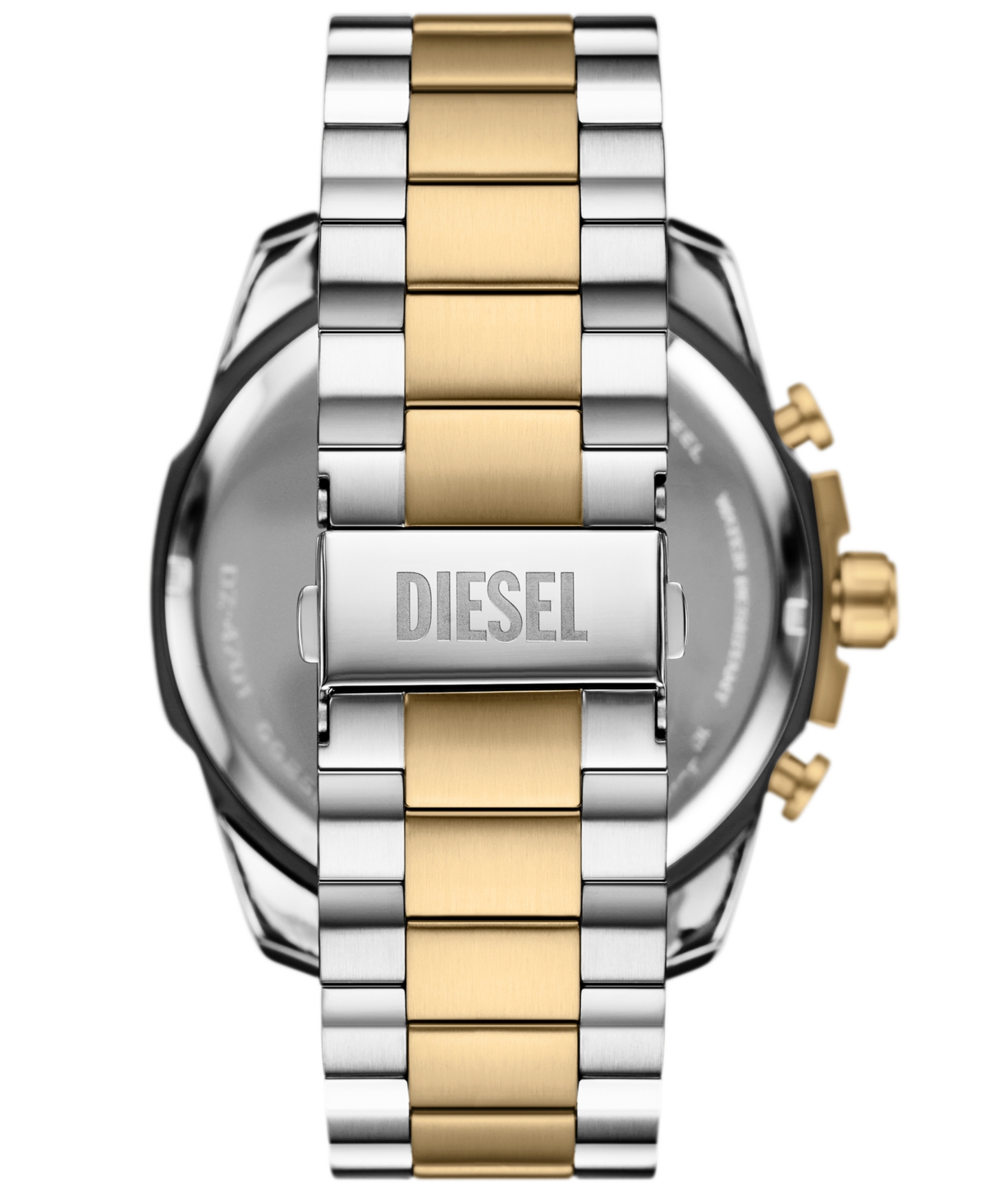Diesel Men's Mega Chief Chronograph Gold-Tone Stainless Steel Watch, 51mm