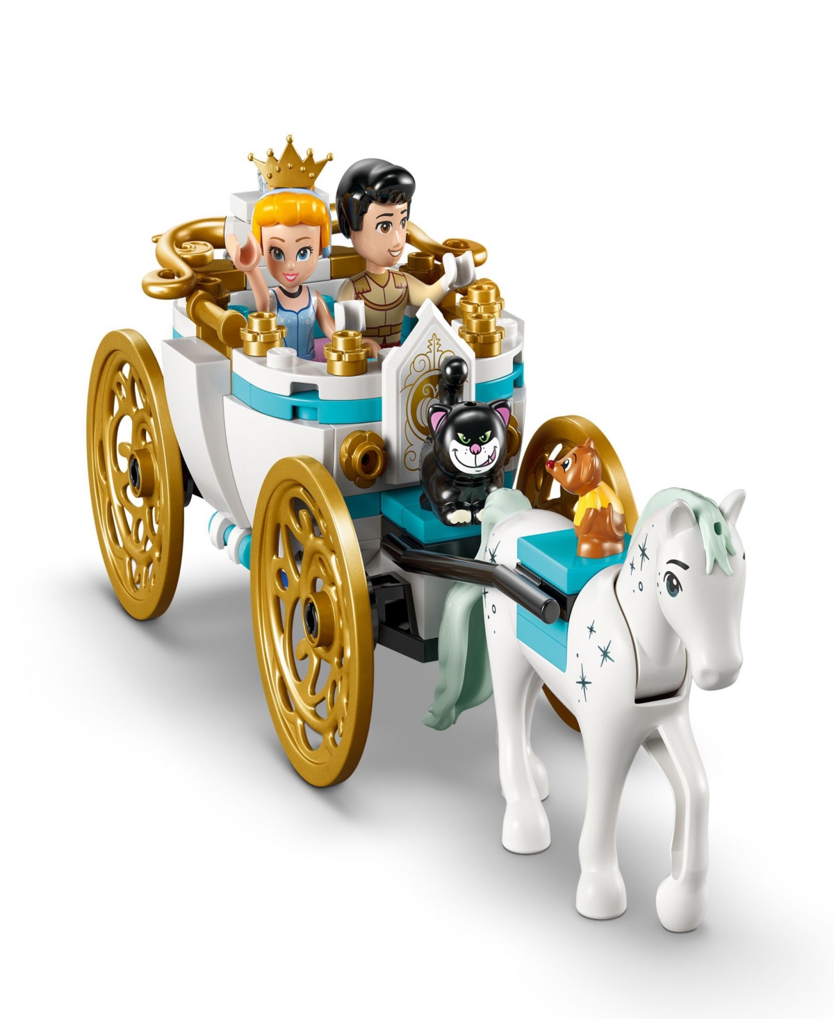 Lego Disney Princess Cinderella's Castle Horse Carriage Building Set In Multi