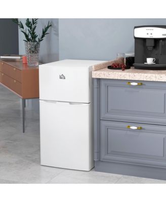 3.2 Cu.Ft Mini Fridge with Freezer and Adjustable Shelf,