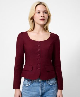 Women's Long Sleeve Poplin Top