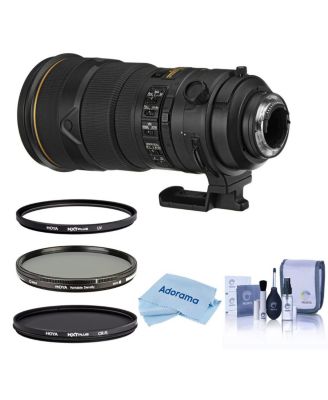 300mm f/2.8G ED-IF II AF-S NIKKOR VR-II Lens, Bundle with Hoya 52mm UV+CPL+VND Filter Kit, Cleaning Kit, Cloth