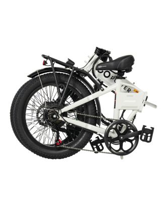 GoExpress V2 Folding Electric Bike 20mph Max Speed & 750W Motor | White