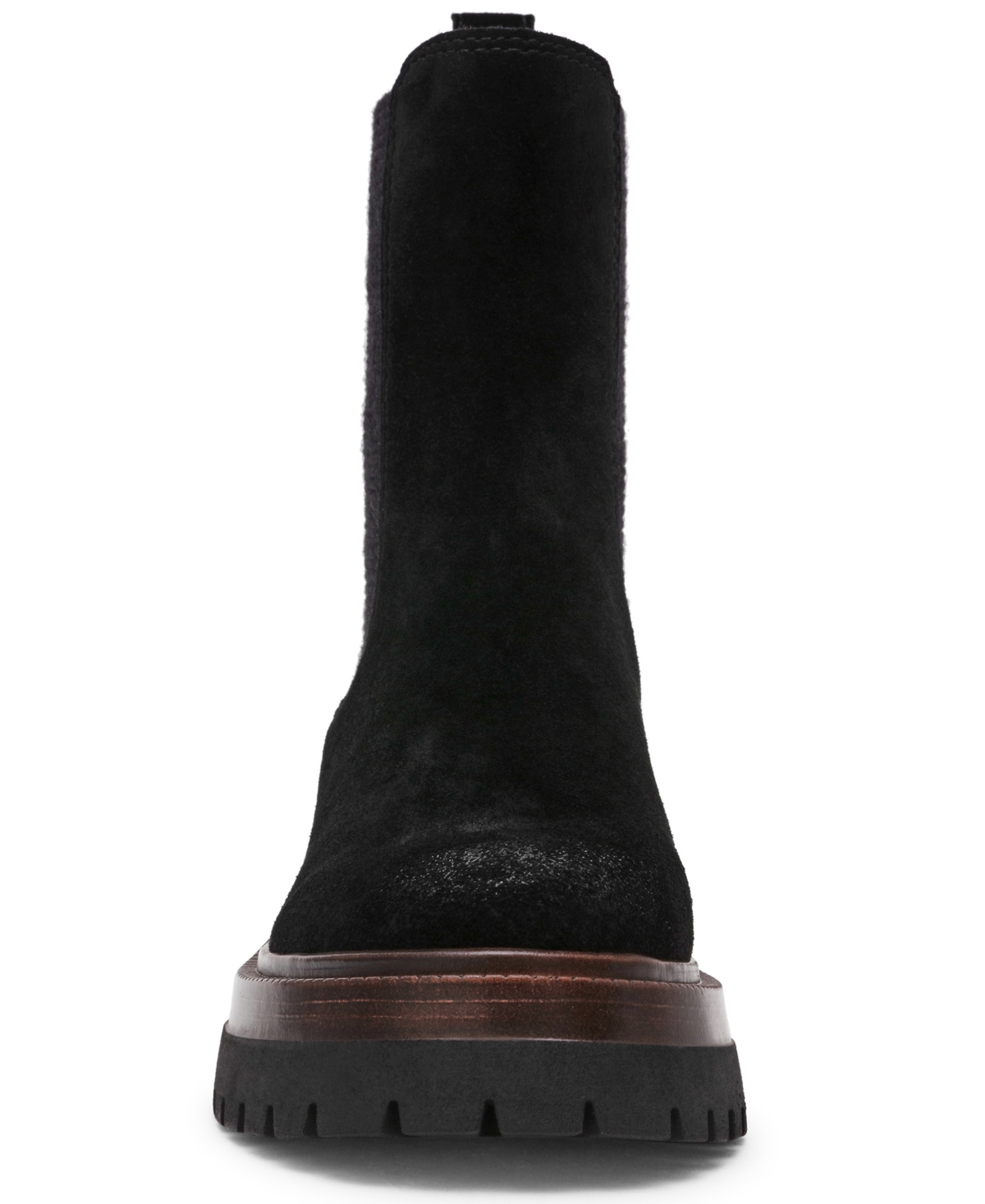 Steve Madden Women's Blitzen Lug-sole Chelsea Booties In Black