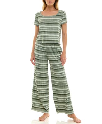 Women's 2-Piece Striped Sleepwear Set