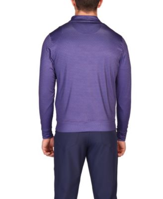Men's Dots and Diamonds Performance Quarter Zip