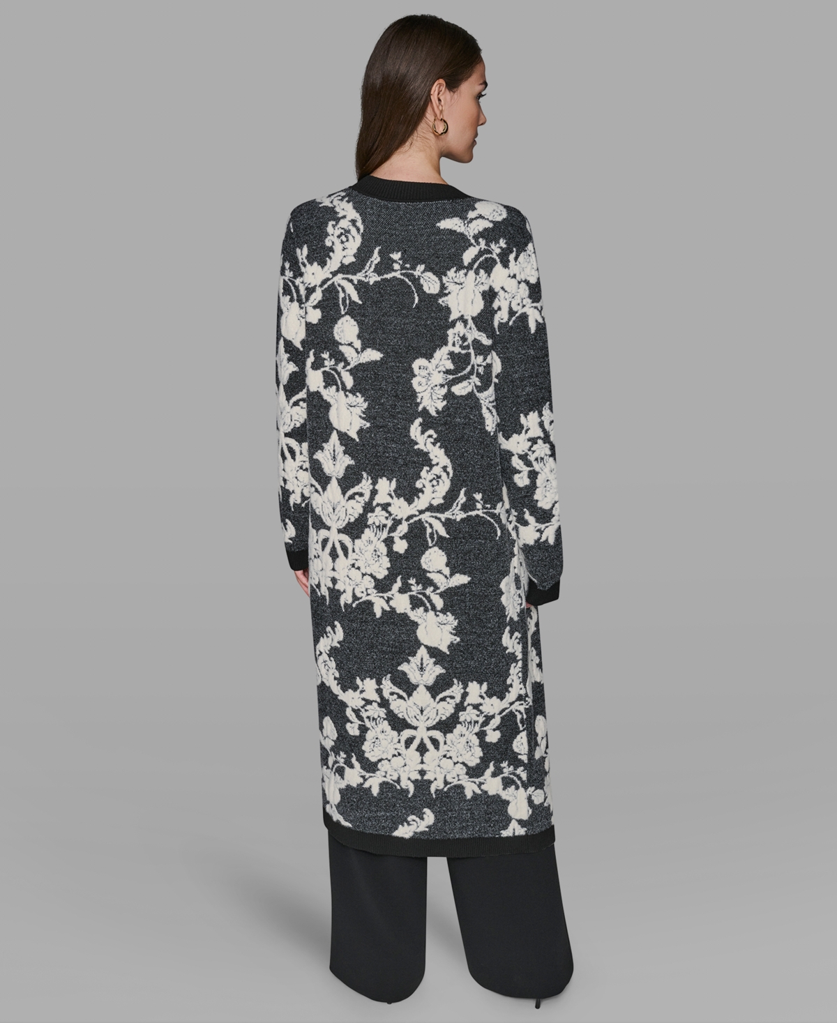 Karl Lagerfeld Paris Women's Long Sleeves Cardigan Sweater