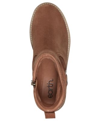 Women's Thrill Buckle Strap Ruched Booties