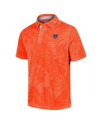 Men's Orange Chicago Bears Big Tall Santiago Paradise Polo Shirt