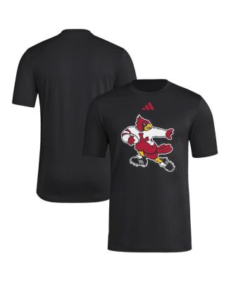 adidas - Men's Black Louisville Cardinals Strategy Pre-Game T-Shirt