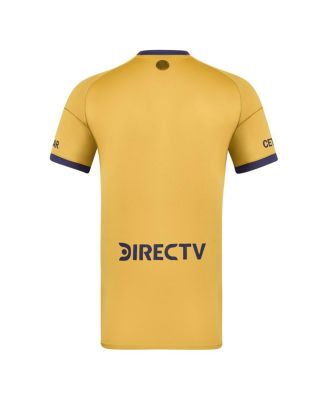 Men's Yellow Boca Juniors 2025/26 Away Replica Jersey