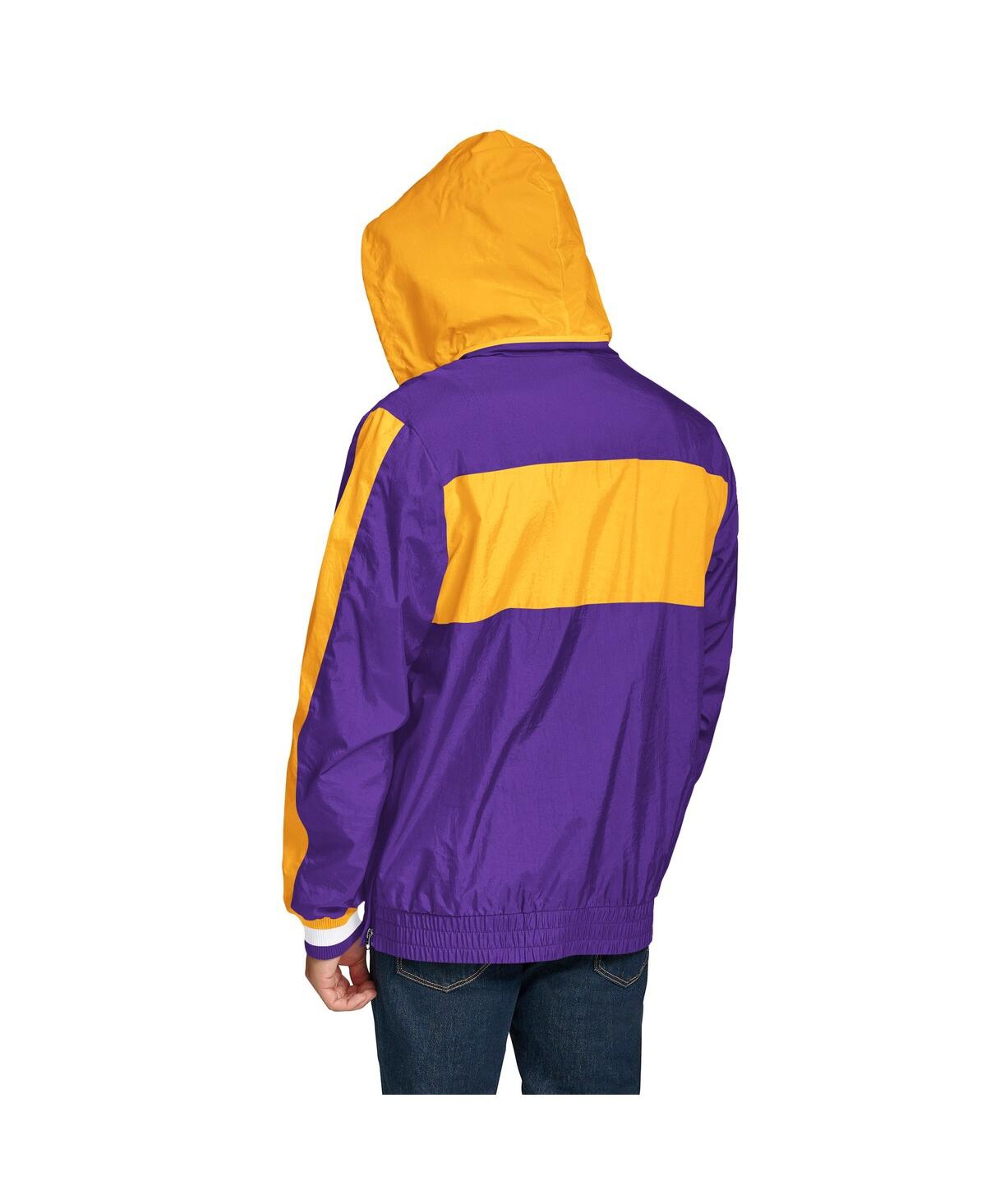 Tommy Hilfiger Men's Purple Minnesota Vikings Gael Lightweight Half-zip Hoodie Jacket In Purple