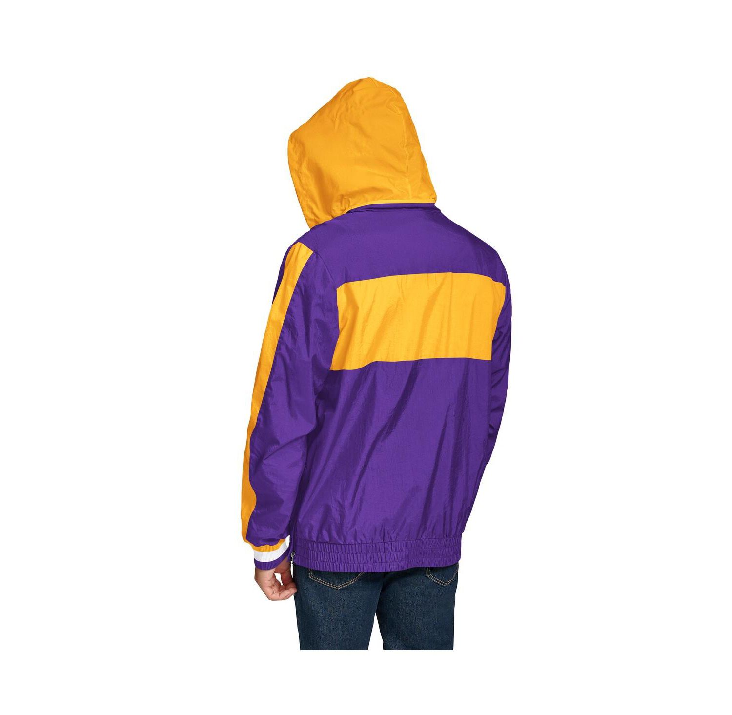 Men's Purple Minnesota Vikings Gael Lightweight Half-Zip Hoodie Jacket