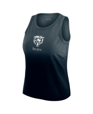 Women's x Gracie Hunt Navy Chicago Bears Ombre Tank Top