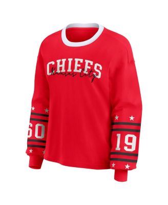 Women's Red Kansas City Chiefs Sport Long-Sleeve T-Shirt