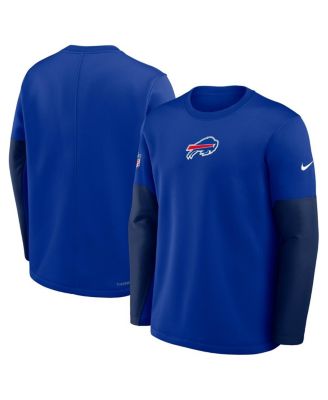 Men's Royal Buffalo Bills Sideline Scripted to Win Performance Long Sleeve T-Shirt