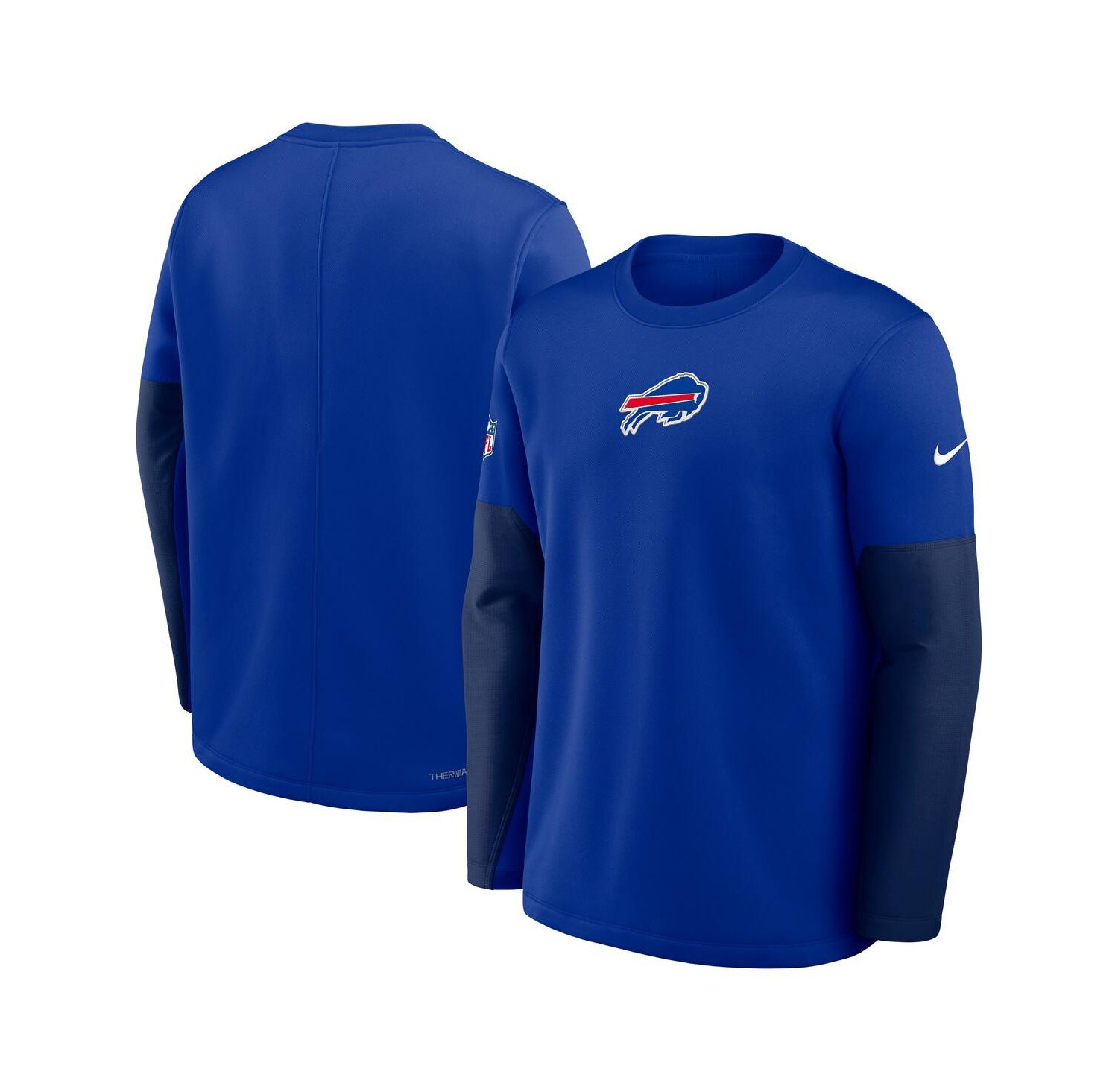 Men's Royal Buffalo Bills Sideline Scripted to Win Performance Long Sleeve T-Shirt