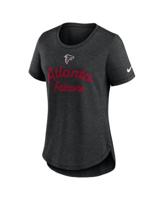 Women's Black Atlanta Falcons Script Tri-Blend T-Shirt