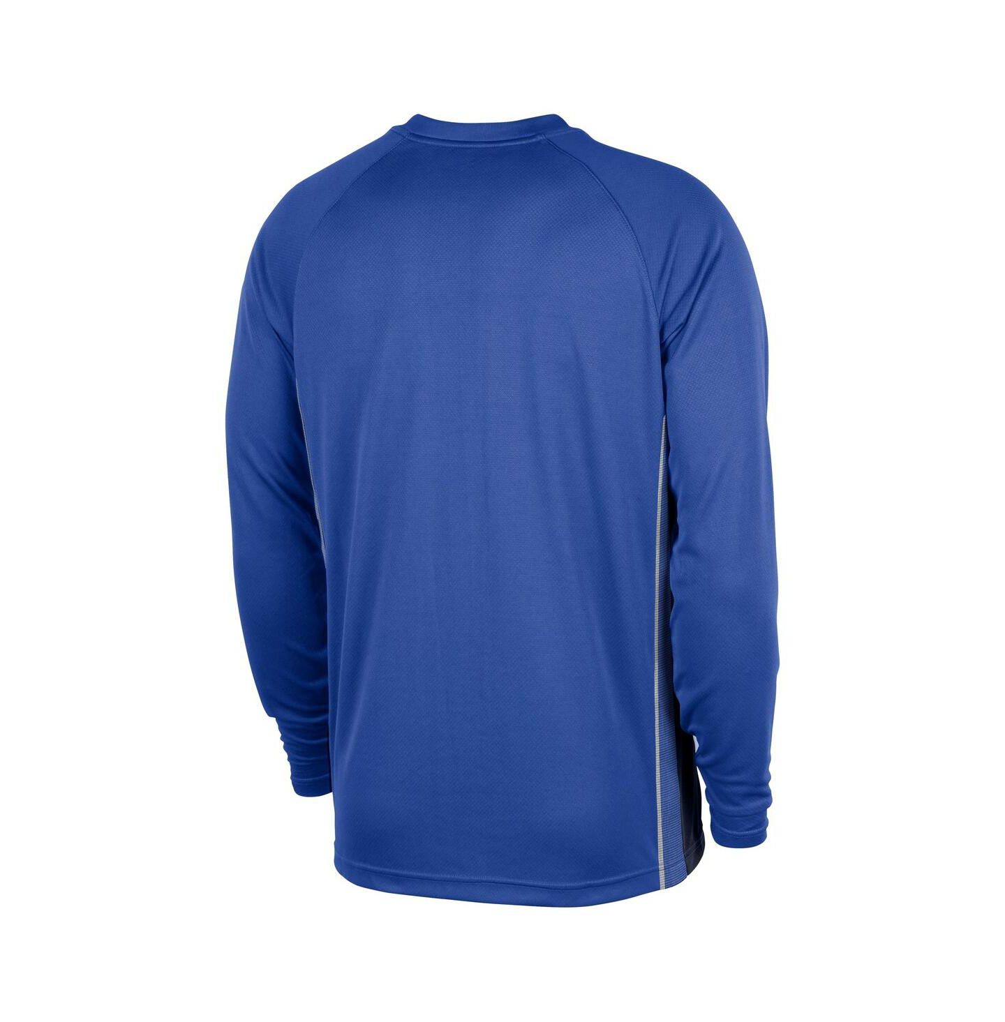 Мужская рубашка Nike Blue Dallas Mavericks 2025/26 Authentic Pre-Game Legend Dri-FIT Long Sleeve Shooting — фото 3