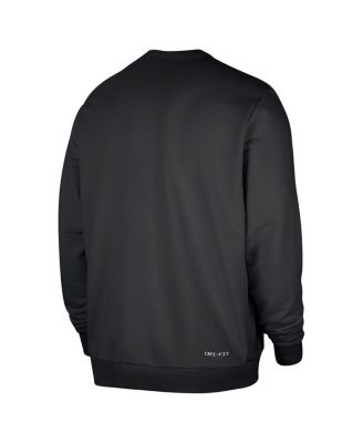 Men's Black New York Knicks Authentic Standard Issue Travel Performance Pullover Sweatshirt