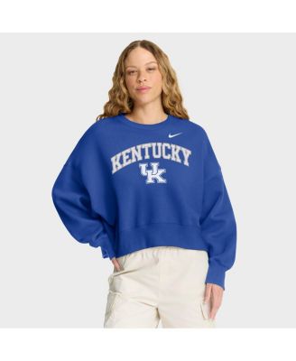 Nike - Women's Royal Kentucky Wildcats Oversized Phoenix Arch Pullover Sweatshirt