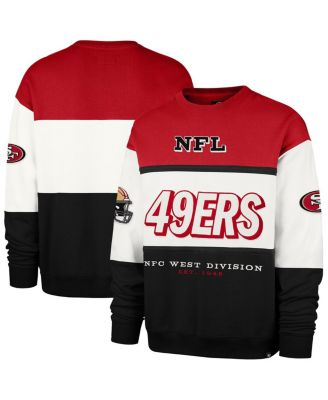 '47 Brand - Men's Scarlet/Black San Francisco 49ers Breeze Maximalist Sweatshirt