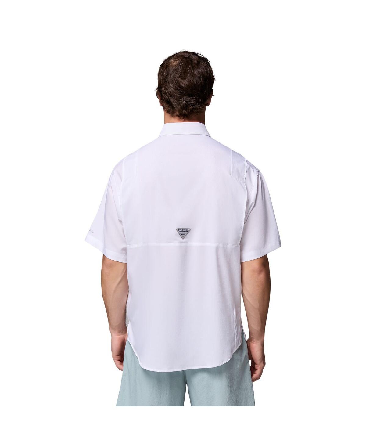 Columbia Men's White Kentucky Wildcats Tamiami Omni-shade Button-down Shirt In White