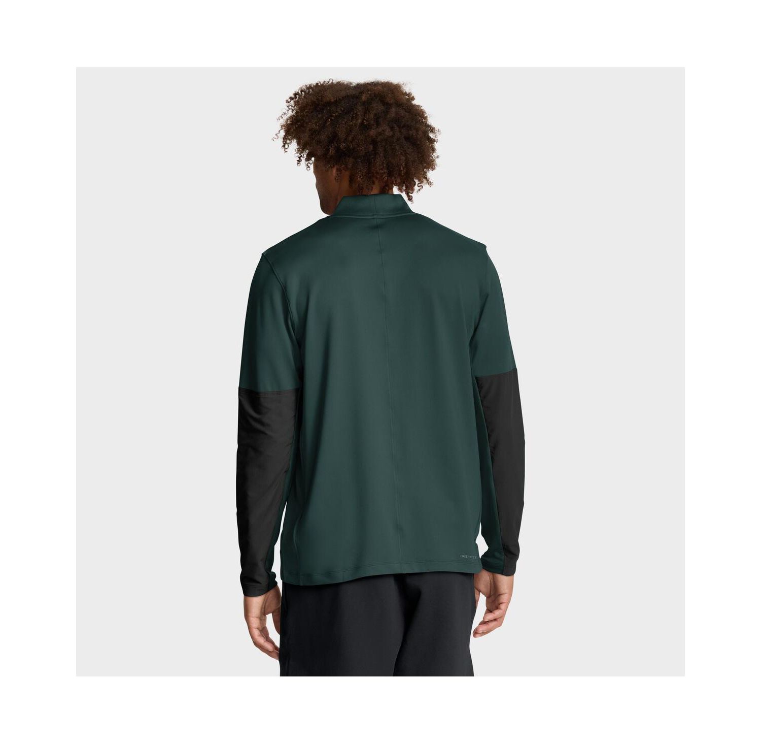 Men's Green Michigan State Spartans One Goal Performance Half-Zip Pullover Sweatshirt