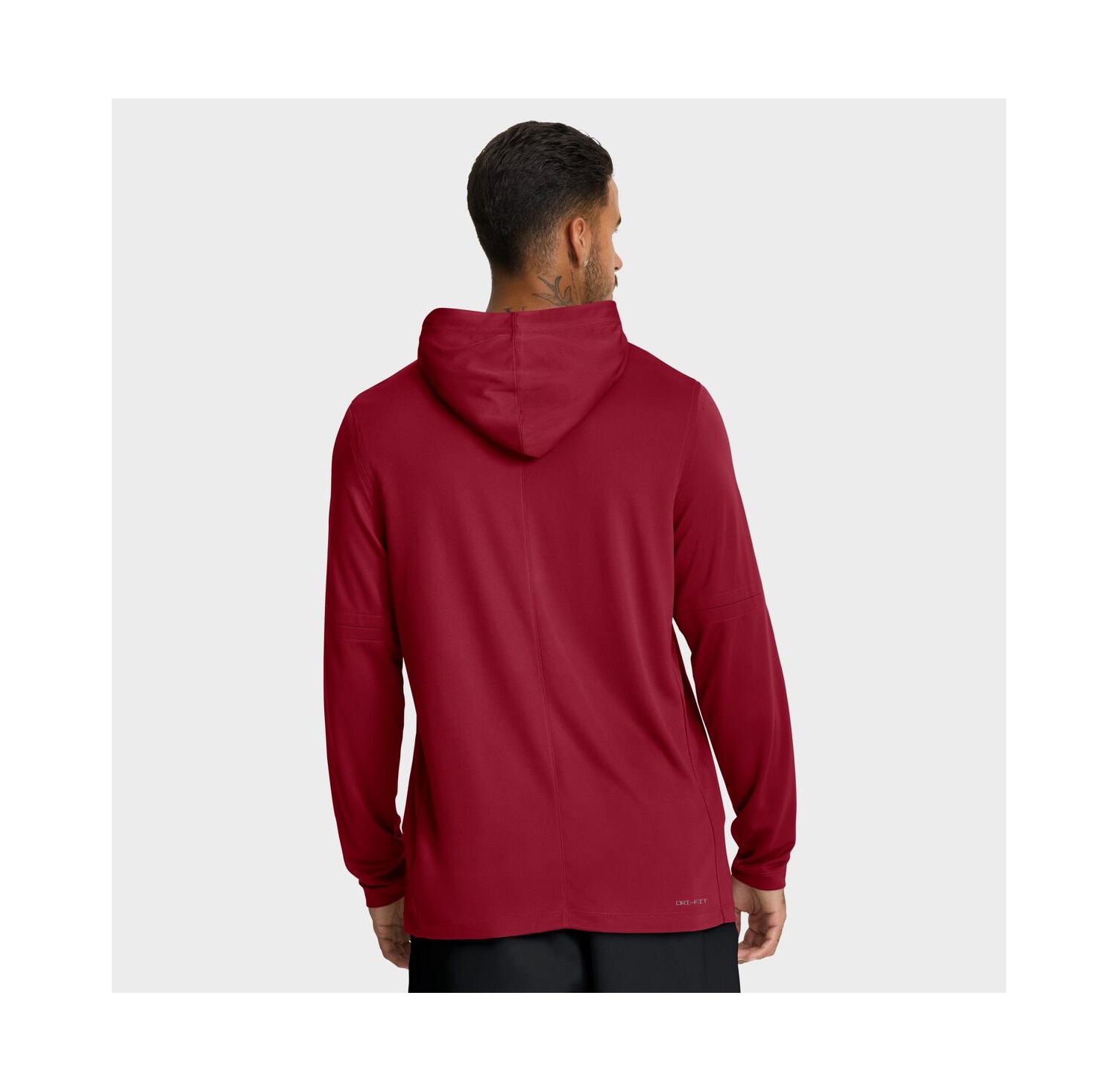 Men's Cardinal Stanford Cardinal 2025 Sideline Dri-FIT Long Sleeve Hoodie T-Shirt