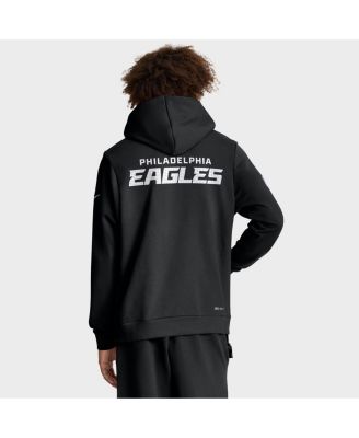 Men's Black Philadelphia Eagles Sideline Standard Issue Initial Home Dri-FIT Hoodie