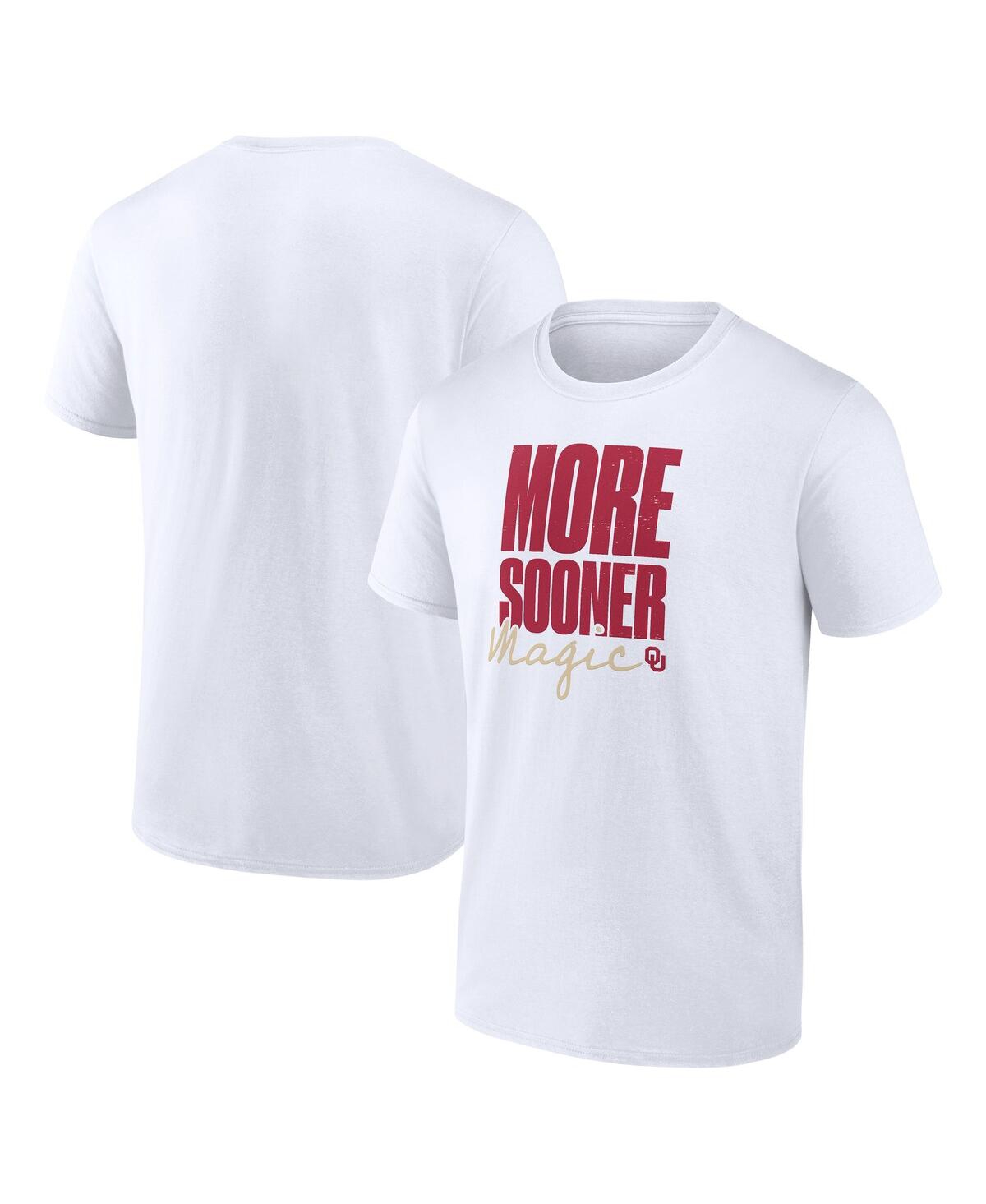 Logo Athletic Men's White Oklahoma Sooners More Sooner Magic T-shirt